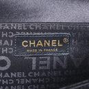 CHANEL Chain Shoulder Bag Satin Black Gold CC Auth 210649M-18