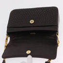 Bally Shoulder Bag Leather Brown Gold Auth 210650A-15