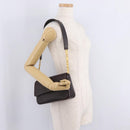 Bally Shoulder Bag Leather Brown Gold Auth 210650A-26