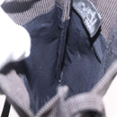 HERMES Her Line Pochette Shoulder Bag Canvas Gray Auth 210653A-16