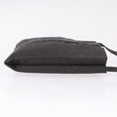 HERMES Her Line Pochette Shoulder Bag Canvas Gray Auth 210653A-4