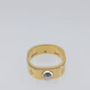 LOUIS VUITTON Nanogram Ring metal Gold LV Auth 210661-11