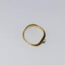 LOUIS VUITTON Nanogram Ring metal Gold LV Auth 210661-14