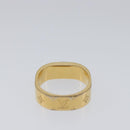 LOUIS VUITTON Nanogram Ring metal Gold LV Auth 210661-9
