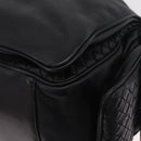 Bottega Veneta INTRECCIATO Hand Bag Leather Black 144413 Auth 210663V-13