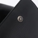 Bottega Veneta INTRECCIATO Hand Bag Leather Black 144413 Auth 210663V-21