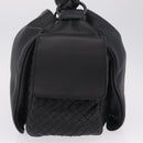 Bottega Veneta INTRECCIATO Hand Bag Leather Black 144413 Auth 210663V-4