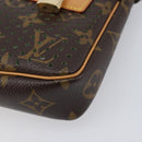 LOUIS VUITTON Monogram Perfo Pochette Accessoires Vert M95184 LV Auth 210664SAV-14