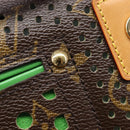 LOUIS VUITTON Monogram Perfo Pochette Accessoires Vert M95184 LV Auth 210664SAV-21