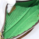 LOUIS VUITTON Monogram Perfo Pochette Accessoires Vert M95184 LV Auth 210664SAV-10