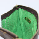LOUIS VUITTON Monogram Perfo Pochette Accessoires Vert M95184 LV Auth 210664SAV-24