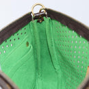 LOUIS VUITTON Monogram Perfo Pochette Accessoires Vert M95184 LV Auth 210664SAV-25