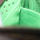 LOUIS VUITTON Monogram Perfo Pochette Accessoires Vert M95184 LV Auth 210664SAV-11