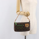 LOUIS VUITTON Monogram Perfo Pochette Accessoires Vert M95184 LV Auth 210664SAV-28