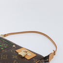 LOUIS VUITTON Monogram Perfo Pochette Accessoires Vert M95184 LV Auth 210664SAV-8