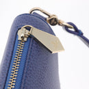 Vivienne Westwood Shoulder Bag Leather Blue Gold Auth 210665A-18