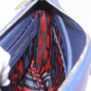Vivienne Westwood Shoulder Bag Leather Blue Gold Auth 210665A-20