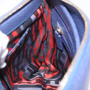 Vivienne Westwood Shoulder Bag Leather Blue Gold Auth 210665A-21