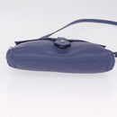 Vivienne Westwood Shoulder Bag Leather Blue Gold Auth 210665A-5