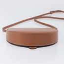LOEWE Heel Bag Shoulder Bag Leather Brown Auth 210666V-10