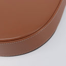 LOEWE Heel Bag Shoulder Bag Leather Brown Auth 210666V-11