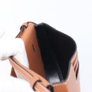 LOEWE Heel Bag Shoulder Bag Leather Brown Auth 210666V-21