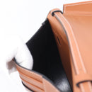 LOEWE Heel Bag Shoulder Bag Leather Brown Auth 210666V-22