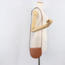 LOEWE Heel Bag Shoulder Bag Leather Brown Auth 210666V-26