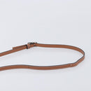 LOEWE Heel Bag Shoulder Bag Leather Brown Auth 210666V-9
