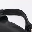 LOEWE Shoulder Bag Leather Black Silver Auth 210669A-14