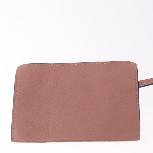 Marni Hand Bag Leather 2way Pink Gold Auth 210673A