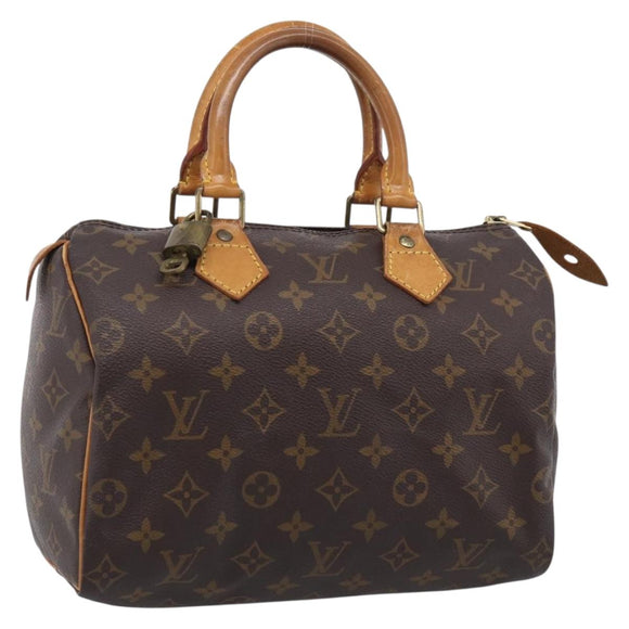 LOUIS VUITTON Monogram Speedy 25 Hand Bag M41528 LV Auth 210674A