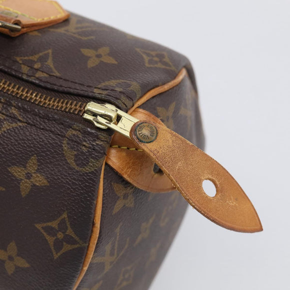 LOUIS VUITTON Monogram Speedy 25 Hand Bag M41528 LV Auth 210674A