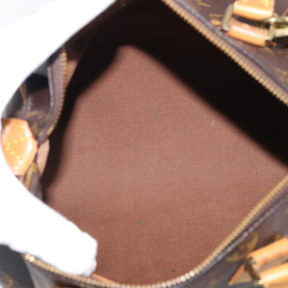 LOUIS VUITTON Monogram Speedy 25 Hand Bag M41528 LV Auth 210674A