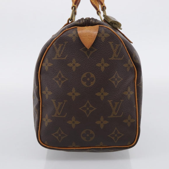 LOUIS VUITTON Monogram Speedy 25 Hand Bag M41528 LV Auth 210674A