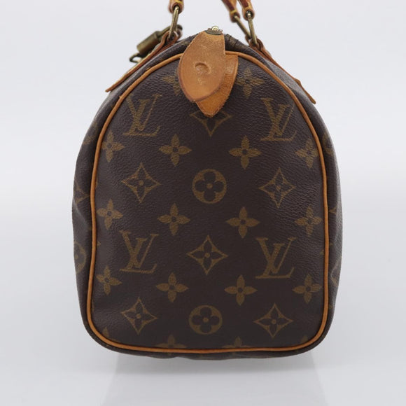 LOUIS VUITTON Monogram Speedy 25 Hand Bag M41528 LV Auth 210674A