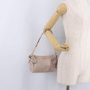 Miu Miu Shoulder Bag Vitellolux Pink Gold Auth 210676A-23