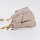 Miu Miu Shoulder Bag Vitellolux Pink Gold Auth 210676A-5
