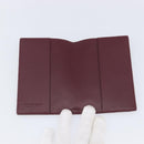 Bottega Veneta INTRECCIATO Day Planner Cover Leather Bordeaux Auth 210682M-12