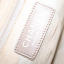 CHANEL New Travel Line Tote Bag Canvas Beige Gold CC Auth 210686A-17