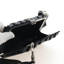 Balenciaga Toolbox Shoulder Bag Plastic Black Silver 658765 Auth 210688M-19