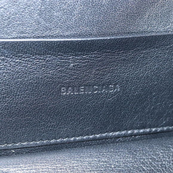 Balenciaga Toolbox Shoulder Bag Plastic Black Silver 658765 Auth 210688M