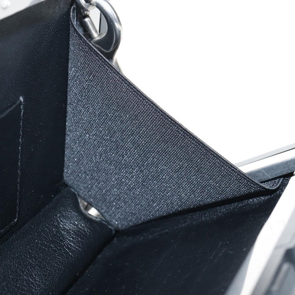 Balenciaga Toolbox Shoulder Bag Plastic Black Silver 658765 Auth 210688M