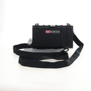 Balenciaga Toolbox Shoulder Bag Plastic Black Silver 658765 Auth 210688M-27