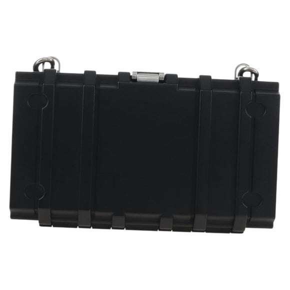 Balenciaga Toolbox Shoulder Bag Plastic Black Silver 658765 Auth 210688M