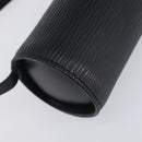 LOUIS VUITTON Epi Soufflot Pouch Black LV Auth 210689A-11