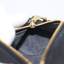 LOUIS VUITTON Epi Soufflot Pouch Black LV Auth 210689A-20