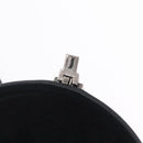 Saint Laurent Mika Box Hand Bag Leather 2way Black Silver Auth 210692V-21