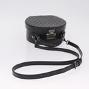 Saint Laurent Mika Box Hand Bag Leather 2way Black Silver Auth 210692V-9