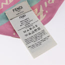 FENDI Scarf Silk Multicolor Auth 210695M-12